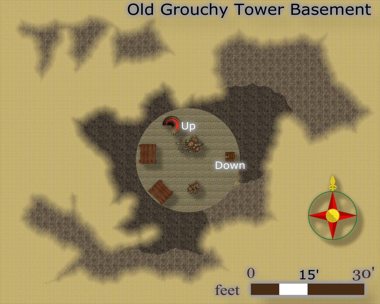 Nibirum Map: old grouchy tower basement by JimP